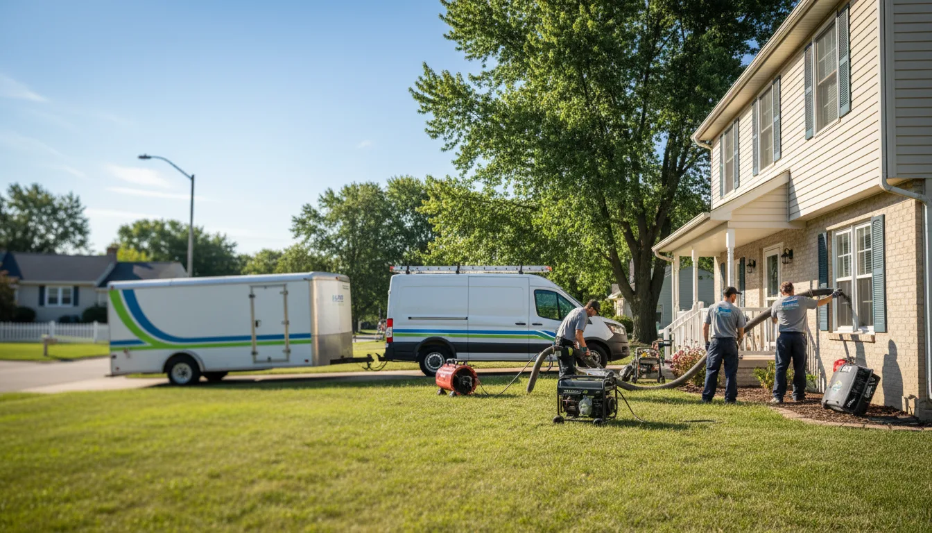 Flooded Basement Restoration And Cleanup With Repair in Elmore, OH near me